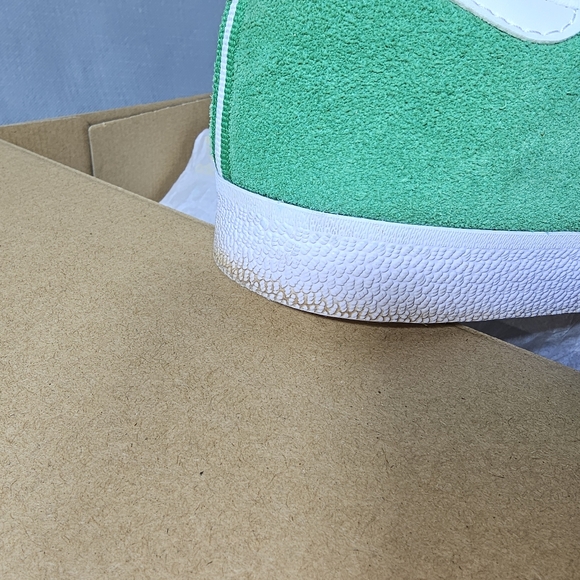 Mens adidas Gazelle Athletic Shoe - Green / White / Core White - Picture 4 of 6